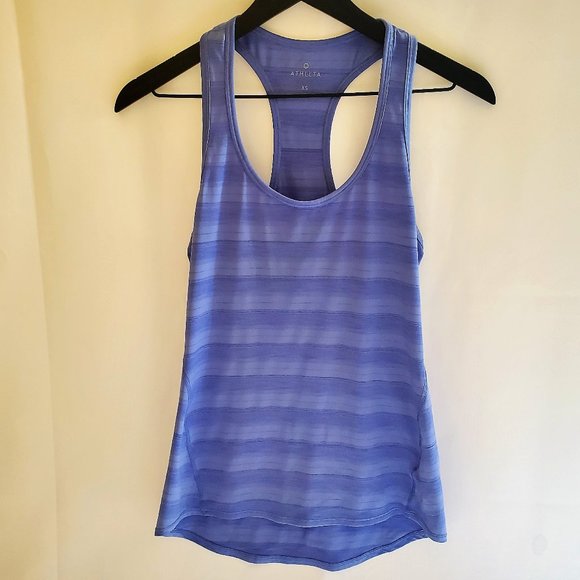 Athleta Racerback Blue Workout Tank Top Size XS - Picture 1 of 12